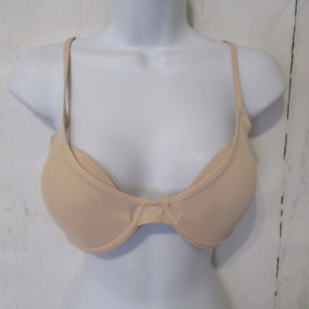 Pepper Bra 38A Beige Tan Classic All You Underwire Back Closure